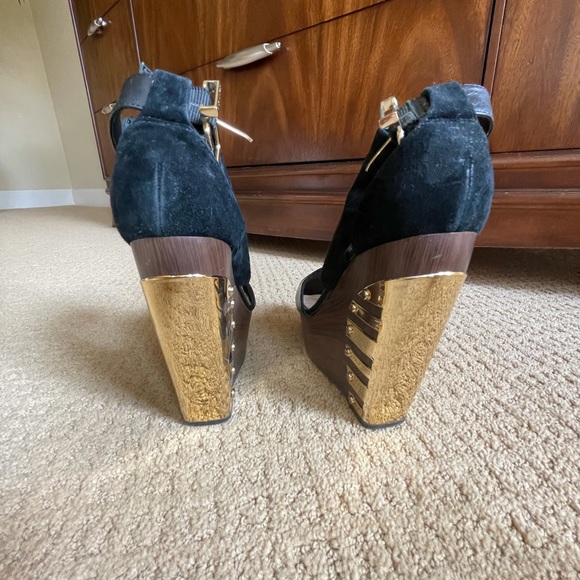 Gianni Binni High Wedge Heels - Picture 2 of 4